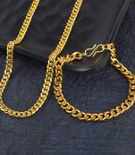 Brass micron men fashion jewellery chain bracelet combo