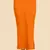Trendmalls Plain Soft Nylon Orange Petticoat Skirt for Women Saree Silhouette Shape Wear
