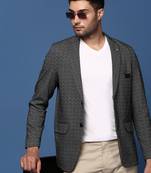 men's Grey slim fit single breasted blazer