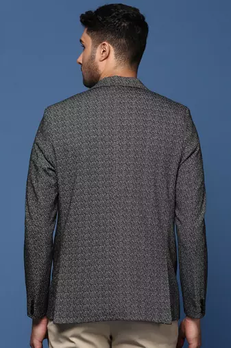 men's Grey slim fit single breasted blazer
