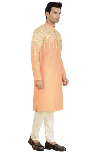 Arruga sylish arri embroidery cotton kurta pajama