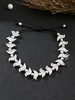 Black thread evil eye anklet 2