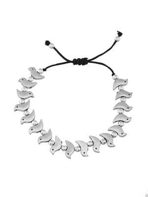 Black thread evil eye anklet 4