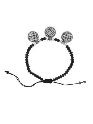 Black thread evil eye anklet 4