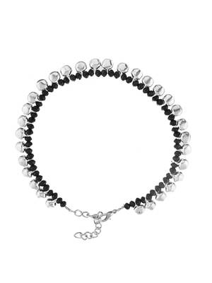 Black beads evil eye anklet 3