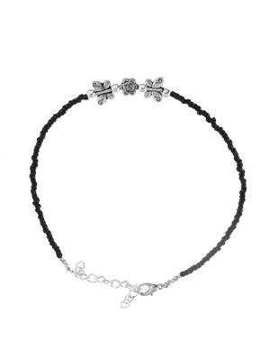 Black thread evil eye anklet 4
