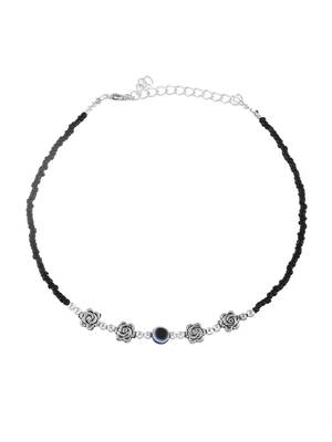 Black thread evil eye anklet 4