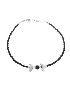 Black thread evil eye anklet 3