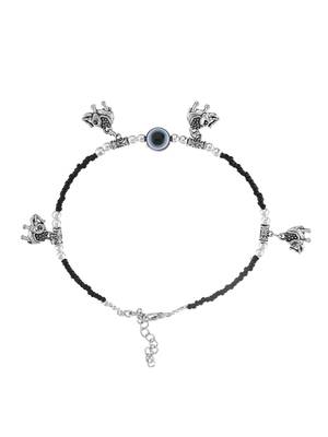 Black thread evil eye anklet 3
