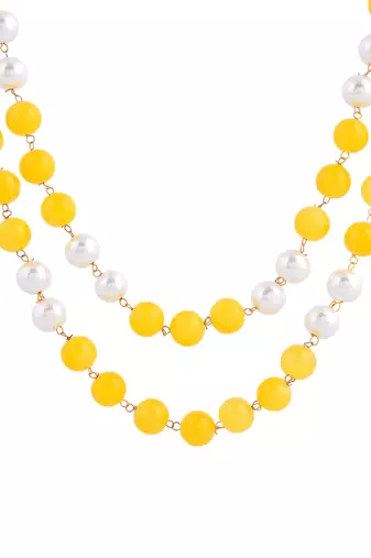 Pearl layered necklace