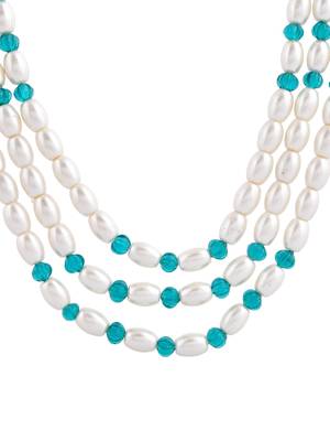 Pearl layered necklace 4