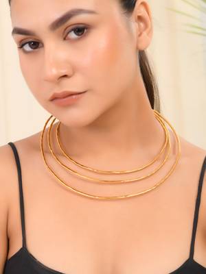 Gold plated hasli necklace 1