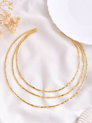 Gold plated hasli necklace 2
