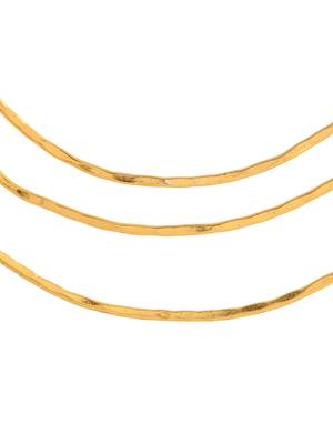 Gold plated hasli necklace 3
