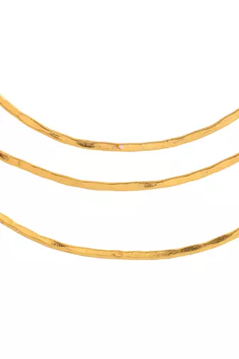 Gold plated hasli necklace