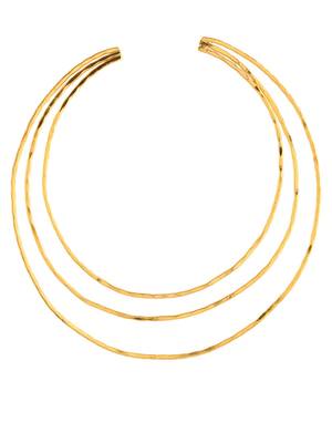 Gold plated hasli necklace 4