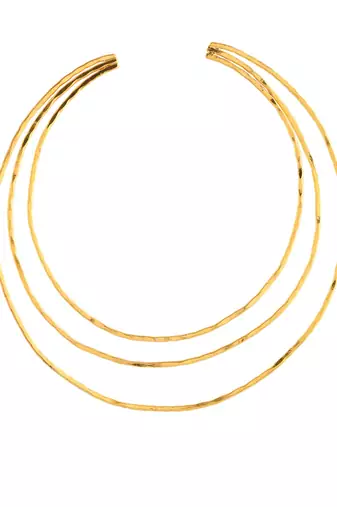 Gold plated hasli necklace
