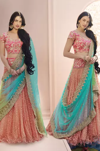 Designer Party Wear Ceremonial Heavy Embroidery Work Lehenga Choli With Dupatta 