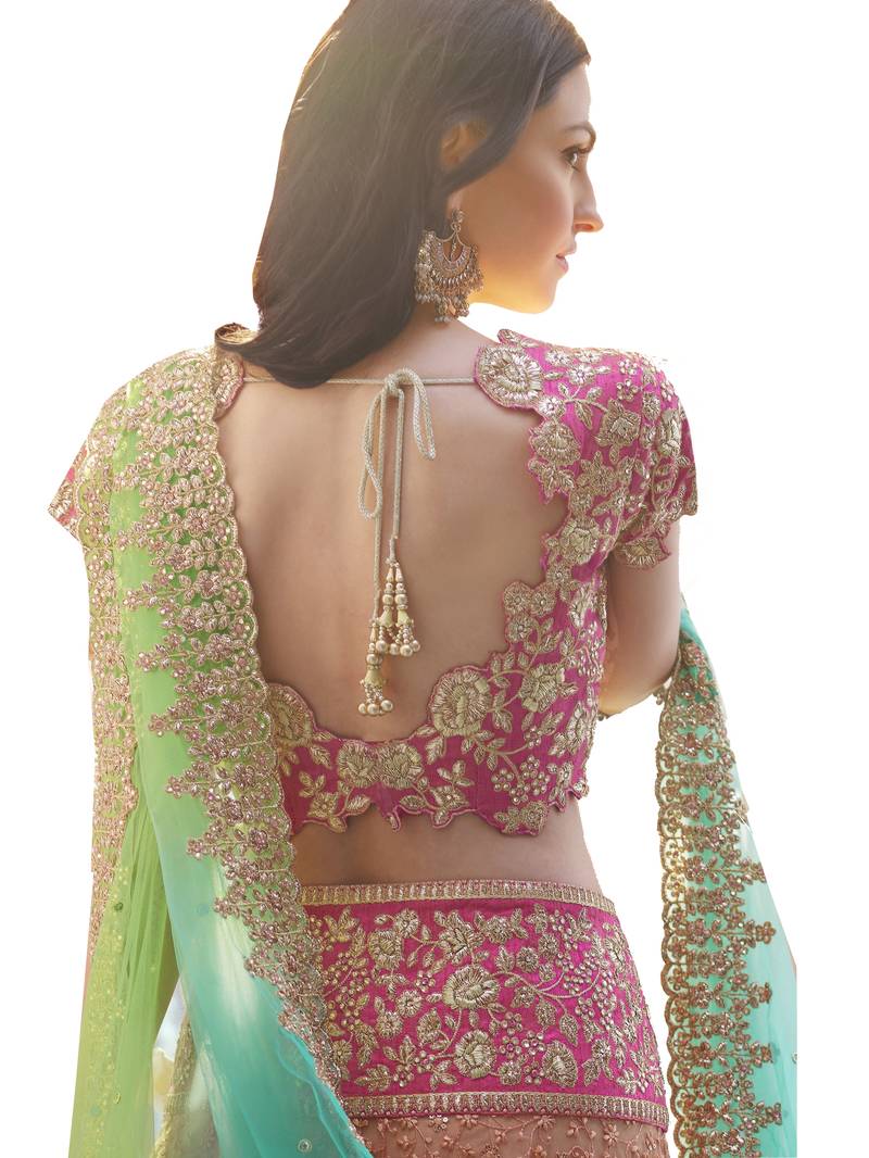 Designer Party Wear Ceremonial Heavy Embroidery Work Lehenga Choli With Dupatta 