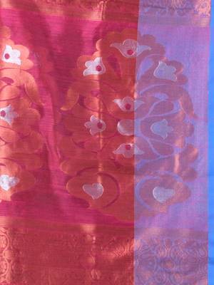 Green cotton saree with nakshi zari borders 4