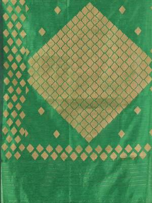 Black cotton saree with geomatric patterns 3