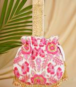 rosy dreams dual colored potli