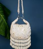 Moonlit pearl purse