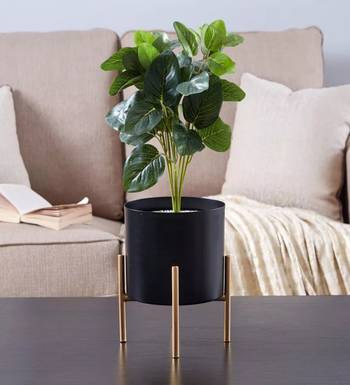 Voidrop Standing Floor Planters with Metal Stand  1