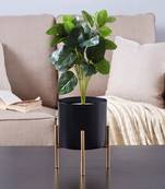 Voidrop Standing Floor Planters with Metal Stand 