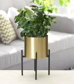 Voidrop Standing Floor Planters with Metal Stand 