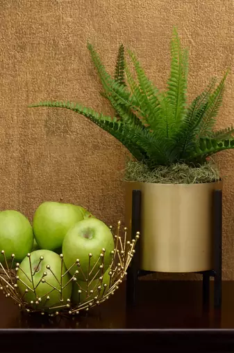 Voidrop Standing Floor Planters with Metal Stand 