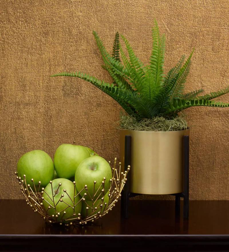 Voidrop Standing Floor Planters with Metal Stand 