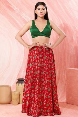 Muhenera Padded Silk V-Neck Blouse 4