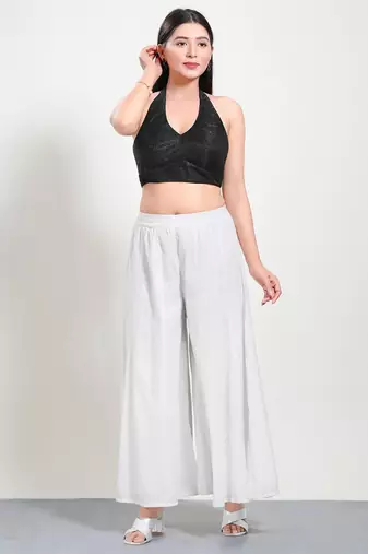 Black Halter Neck Readymade Blouse