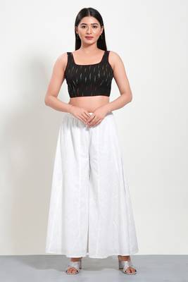 Muhenera Padded Cotton Round Neck Blouse 4