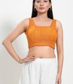 Muhenera Padded Cotton Round Neck Blouse