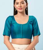 Muhenera Padded Brocade Round Neck Blouse