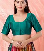 Muhenera Padded Brocade Round Neck Blouse