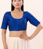 Muhenera Padded Brocade Round Neck Blouse