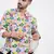 men's multi printed slim fit shirt