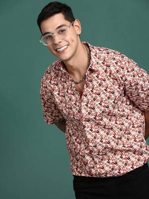 men's floral multi slim fit shirt 1