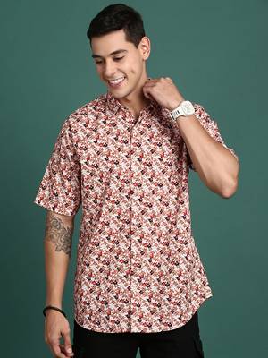 men's floral multi slim fit shirt 2