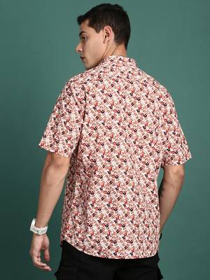 men's floral multi slim fit shirt 4