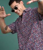 men's floral multi slim fit shirt