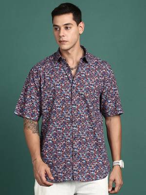 men's floral multi slim fit shirt 2