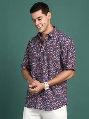 men's floral multi slim fit shirt 3