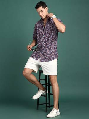 men's floral multi slim fit shirt 5