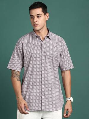 men's geometric multi slim fit shirt 2
