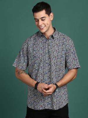 men's floral multi slim fit shirt 2