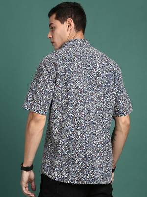 men's floral multi slim fit shirt 4
